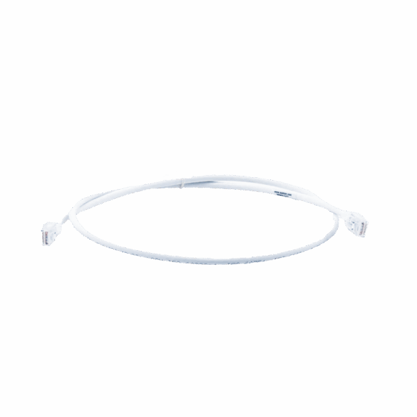 Patch Cord MC6 Modular Cat6 UTP, CM/LS0H, 3ft, Color Blanco, Versión Bulk (Sin Empaque Individual)