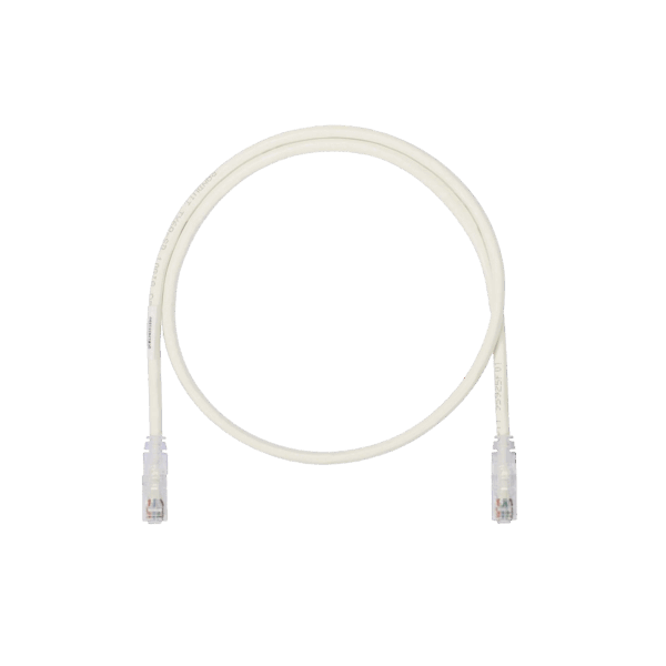 Cable de Parcheo UTP, Cat6A, 24 AWG, CM, Color Blanco, 1ft