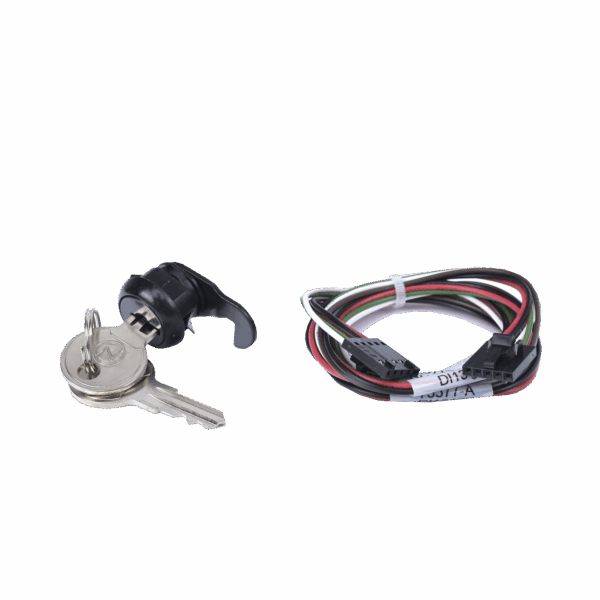 Kit de Cable y Chapa para Puerta de Enlace HON-CGW-MBB, Incluye Cable NUP de 30 Pulgadas, Chapa y Juego de Llaves