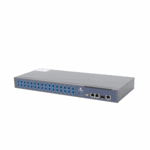 OLT de 1 GPON puerto con Splitter de 1 a 32 SC/UPC Incluido  + 3 puertos Uplink (2 puertos Gigabit Ethernet + 1 puerto SFP/SFP+) , hasta 128 ONUS