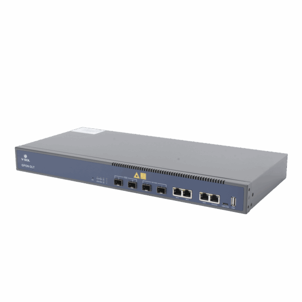 OLT de 2 puertos GPON + 4 puertos Uplink (2 puertos Gigabit Ethernet + 2 puerto SFP/SFP+) , hasta 256 ONUS