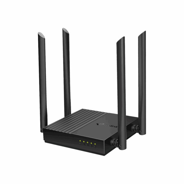 Router Inalámbrico AC 1200 / Doble Banda MU-MIMO / 1 puerto WAN 10/100/1000 Mbps / 4 puertos LAN 10/100/1000 Mbps / Compatible con EasyMesh / Administración Web o App Tether