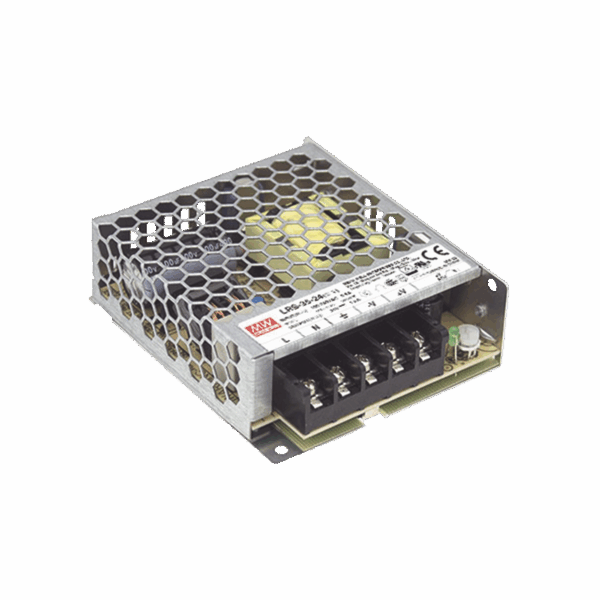 Fuente de Poder Industrial Conmutada 35W de Potencia, 24Vcc, 1.5A