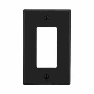 Tapa para Contacto Dúplex Color Negro.