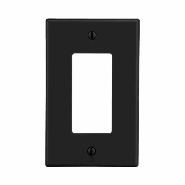Tapa para Contacto Dúplex Color Negro.