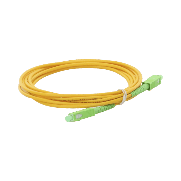 Jumper de Fibra Óptica Monomodo SC/APC-SC/APC Simplex de 2 metros 3mm