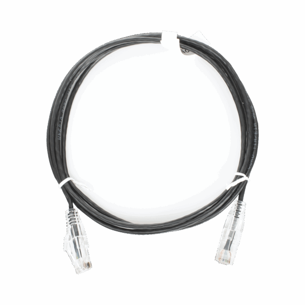 Cable de Parcheo Slim UTP Cat6 - 1.5 m Negro Diámetro Reducido (28 AWG)