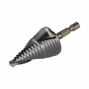 Broca Escalonada 12 en 1, de Liberación Rápida, Acanaladura en Espiral, produce Agujeros de 2-3 cm e Intermedios. 10x más Durable