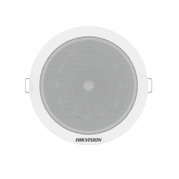 Altavoz Montaje en Plafón / 6 Watts / 100 V / Rejilla de Metal / Color Blanco / Uso Interior