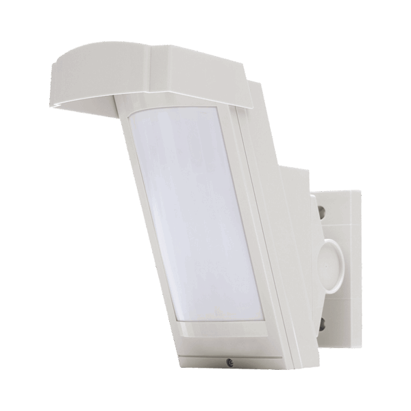 Detector de Movimiento / 100% Exterior /  Cableado / Hasta 12 metros a 85° de cobertura/ Instalación a 3 metros / Compatible con cualquier panel de alarma