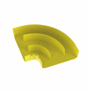 Ángulo Recto a 90º Horizontal, Para Canaletas FiberRunner™ 1...