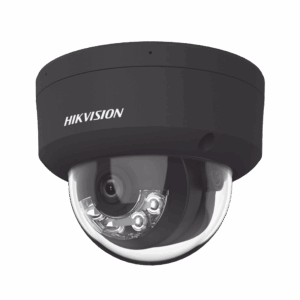 Domo IP 4 Megapixel / Color Negro / Lente 2.8 mm / Dual Light (30 mts Luz Blanca + 30 mts IR) / 2 Micrófonos Integrados / ACUSENSE / Exterior IP67 / IK10 / WDR 120 dB / PoE / ONVIF / Micro SD / Metal / ACUSEARCH