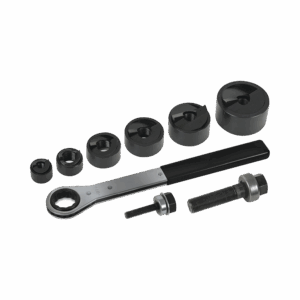 Juego de 6 Sacabocados de 1/2″ a 2″. con Estuche