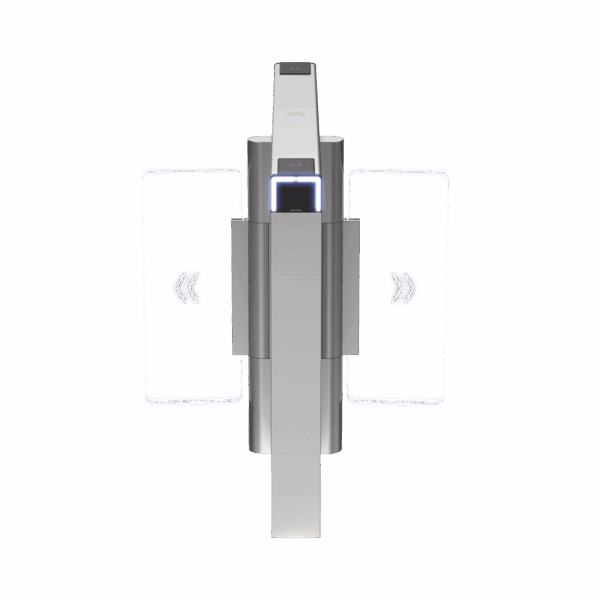Torniquete Swing Central PREMIUM para Ampliar Carriles / Iluminación LED / Carril de 90 cms / Requiere Torniquetes Izquierdo y Derecho