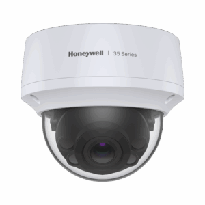 Domo IP 5 Megapixel / Lente Mot. 2.7 a 13.5 mm / 50 mts IR / Ultra Baja Iluminación /  NDAA / ONVIF /  IP67 / IK10 / H.265 / IA (Filtro de Humanos y Vehiculos) / Merodeo / Conteo de Personas / PoE / Audio y Alarmas I/O / Serie 35