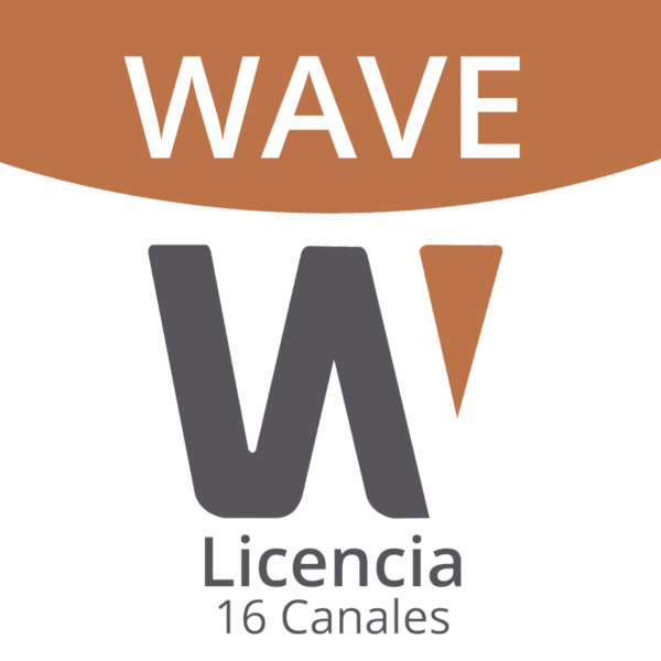 Licencia de 16 Canales de Grabación Wisenet Wave Profesional