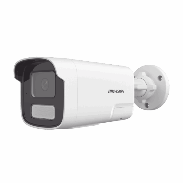 [PROTECCIÓN ACTIVA] Bala IP 4 Megapíxel / ACUSENSE Lite (Detección de Humanos y Vehiculos) / Lente 4 mm / Audio de Dos Vías /  Luz Intermitente y Alerta de Audio / 50 Mts IR EXIR 2.0 / Exterior IP67 / WDR 120 dB / PoE / ONVIF