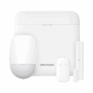 (AX PRO) KIT de Alarma AX PRO con GSM (3G/4G) / Incluye: 1 Hub con bateria de respaldo / 1 Sensor PIR / 1 Contacto Magnético / 1 Control Remoto / Wi-Fi / Compatible con Hik-Connect P2P