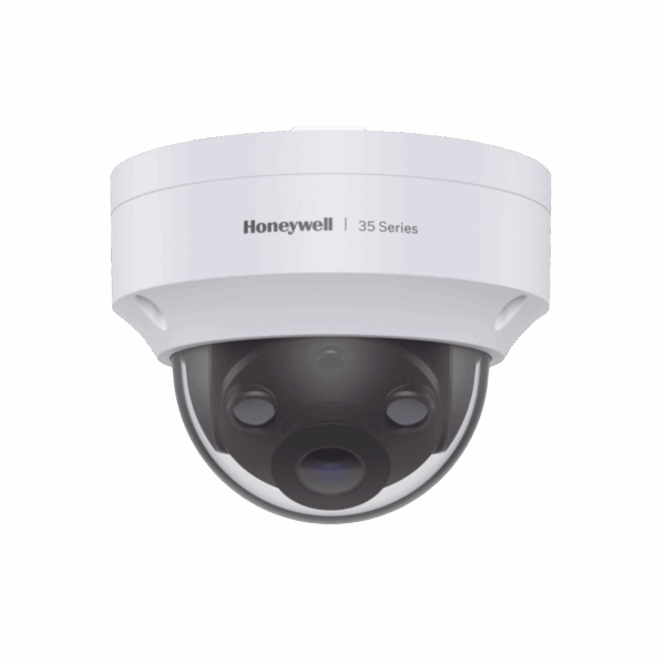 Domo IP 3 Megapixel / Lente 2.8 mm / 40 mts IR /  Ultra Baja Iluminación / NDAA / ONVIF / Exterior IP66 / Antivandalico IK10 / Ultra Baja Iluminación / H.265 / PoE / Serie 35 / Honeywell Security