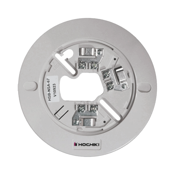 Base De 6" Color Hueso Para Sensores Análogos Direccionales Hochiki (0300-06820) 7TH Edición UL268