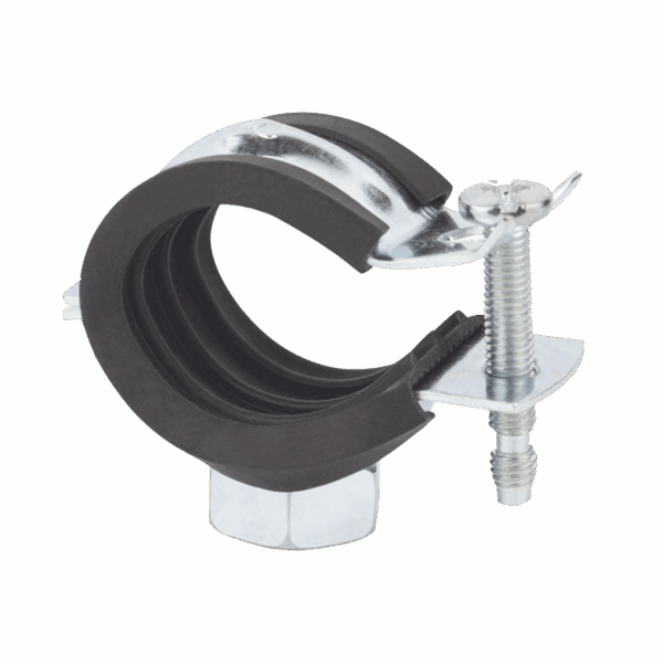 Abrazadera isofónica instalación rápida 1 1/2" (48 mm).