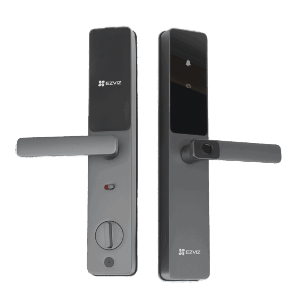 Cerradura Inteligente / Wi-Fi / Bluetooth  / Códigos Temporales Para Visitantes / Lectura de Huella / Lectura de Tag / Contraseña /  Botón para Timbrar / Apertura Remota /  Alarma Anti-intrusión /  No Requiere HUB