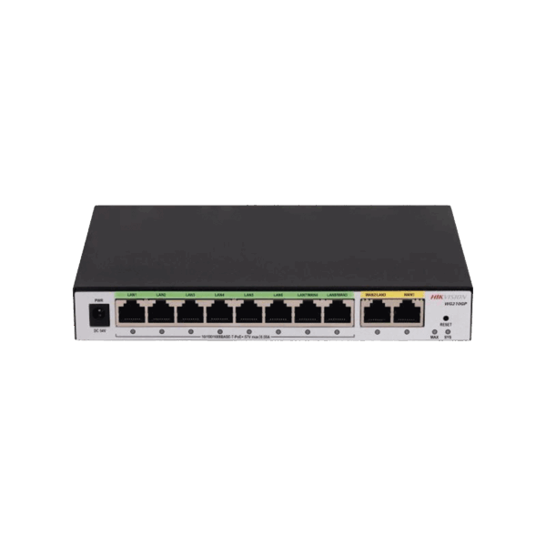 Router Gigabit PoE+ / Ideal para Access Point (AP) / 8 Puertos Gigabit PoE+ / 2 Puertos WAN / Hasta 200 clientes