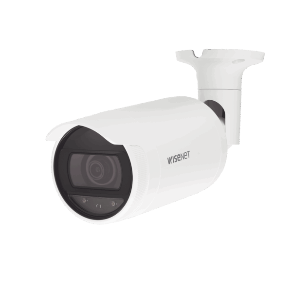 Cámara IP Tipo Bala 4 Megapíxel / Lente 4mm / IR 25M / WDR 120db / IP66 / H.265 & WiseStream / modo pasillo / POE 802.3af