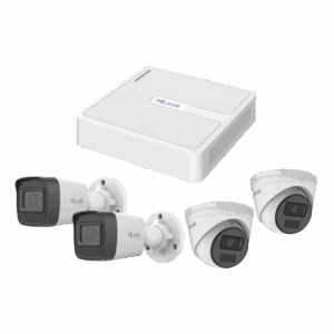 Kit IP 2 Megapixel / NVR de 8 Canales con 8 Puertos PoE / 2 Cámaras IP Bala para Exterior / 2 Cámaras IP Domo para Exterior