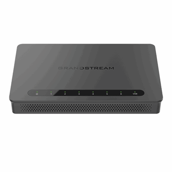 Router Gigabit VPN / Balanceador de cargas / 30,000 sesiones NAT /  4 puertos 10/100/1000 Mbps + 2 puertos SFP (WAN/LAN) / 1 puerto entrada PoE(af/at) / 2 puertos salida PoE (af/at) / Compatible con GWN Cloud.