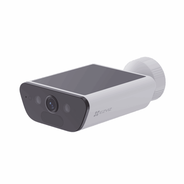 Camara de Bateria con Panel Solar Integrado / 4K Resolucion / WI-FI 6 / Vision Nocturna / Detección Humana y de Vehiculos / Batería de 10400 MAH / IP65