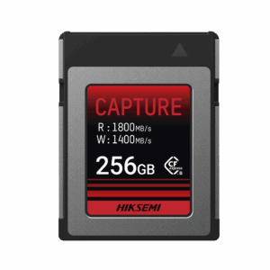 Memoria CFexpress tipo B / Clase 10 de 256 GB / Especializada para Cámaras de Fotografía y Video  / 1800 MB/s Lectura / 1400 MB/s Escritura