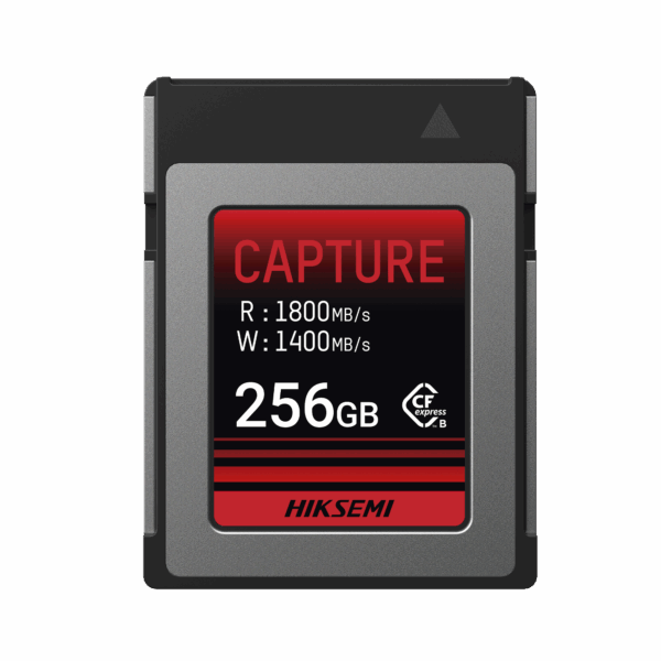 Memoria CFexpress tipo B / Clase 10 de 256 GB / Especializada para Cámaras de Fotografía y Video  / 1800 MB/s Lectura / 1400 MB/s Escritura