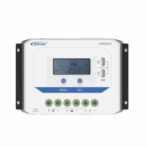 Controlador Solar de Carga PWM 12/24V/36/48V 60 A 60 A, Salida USB, con Display