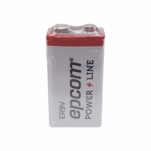 Pila 9V @ 1200 mAh / Alta Capacidad ( No recargable )