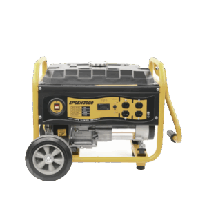 Generador a Gasolina / Planta de Emergencia 3kW, 110Vca, Encendido de Jalón, Jaula con Ruedas para Fácil Traslado
