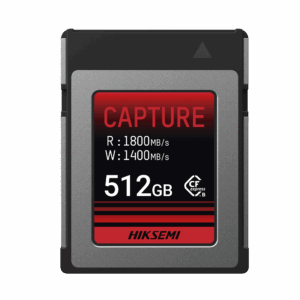 Memoria CFexpress tipo B / Clase 10 de 512 GB / Especializada para Cámaras de Fotografía y Video  / 1800 MB/s Lectura / 1700 MB/s Escritura