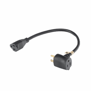 Extensión Eléctrica para Uso Rudo para Uso en “T” / Conexión NEMA 5-15 / 30 cm / 1800 W