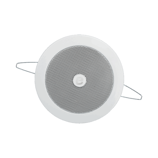 Altavoz  4" | Montaje en Techo | 3 - 6W | 70/100V | Frente Metálico | Resistente a Humedad