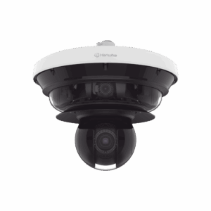 Cámara IP Multisensor 34MP (4 sensores 4K) con lentes motorizados / PTZ 2 MP 40X / Hasta 2 tarjetas MicroSD de 512GB / WDR de hasta 150dB / IP66 / IK10 / autoseguimiento / Inteligencia artificial para eventos
