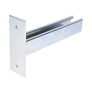 Ménsula Unicanal, 200mm, con acabado Electro Zinc