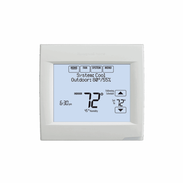 Termostato Touch WiFi de 3 Etapas, 3 Calor / 2 Frío. Integrable con Lutron, VISIONPRO® 8000 Para Uso Residencial o Comercial.
