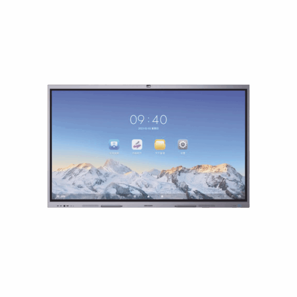 Pantalla Interactiva Touch de 98" Android 13 (Actualizable a Android 14) / Cámara Web 8 MP / Resolución 4K / Bocinas Integradas / Entradas HDMI y VGA / Incluye 2 Lápices para Escribir