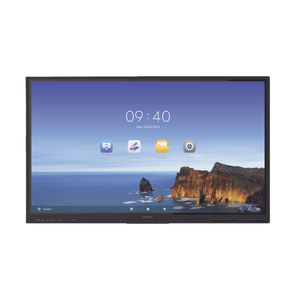 Pantalla Interactiva Touch de 65" Android 13 / Resolución 4K / Bocinas Integradas / Entradas HDMI / Incluye 2 Lápices para Escribir