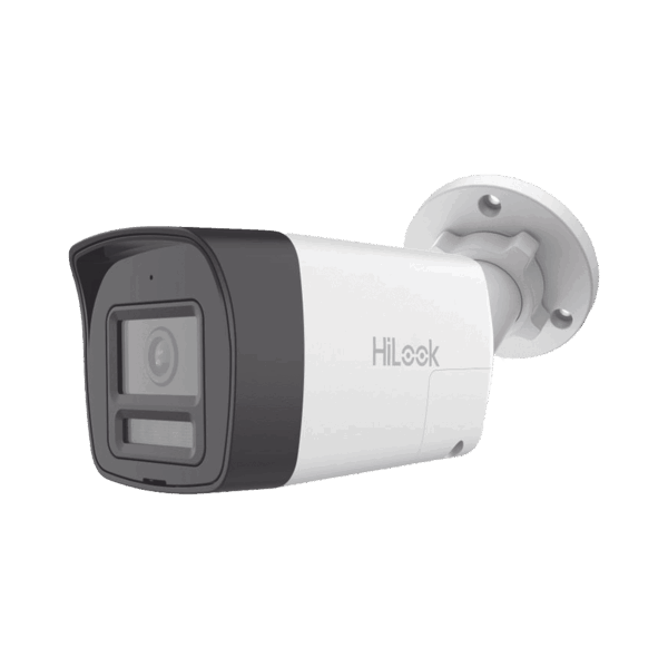 [Audio Bidireccional + Dual Light + ColorVu] Bala TURBOHD 2 Megapixel (1080p) / Lente 2.8 mm / 30 mts IR EXIR + 20 mts Luz Blanca / Micrófono y Bocina Integrado / Exterior IP67 / Metal / dWDR