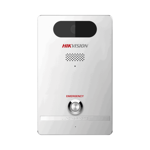 Estación de Alarma de Pánico / Cámara de 2 Megapixel / Micrófono Integrado / Exterior IP65 / Protección IK10 / PoE / 10 mts IR  / Entradas y Salidas de Alarma