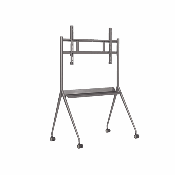 Montaje de Piso Móvil para Pantallas de 55"  hasta 75" / Compatible con VESA / Incluye Soporte para la Pantalla