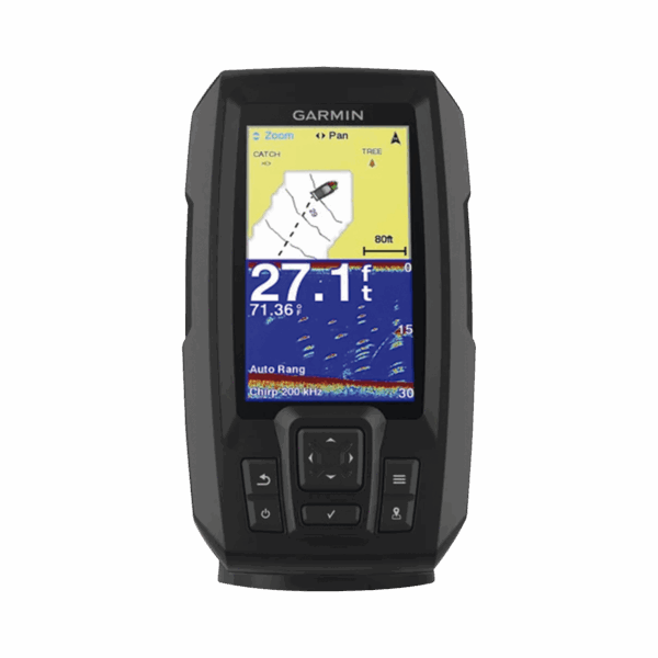 Ecosonda STRIKER™ Plus 4 con pantalla de 4.3" y transductor de doble haz