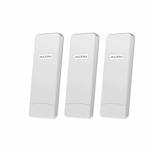 Paquete de 3 Puntos de Acceso C1N Super Wi-Fi, PTP y PTMP en 2.4 GHz , Con Antenas Integradas Sectorial de 70°, Alta Sensibilidad, Hasta 300 m a un Smartphone, Antena de 10 dBi, Soporta Fichas-Vouchers. Administración en Nube Gratis con INSIGHT