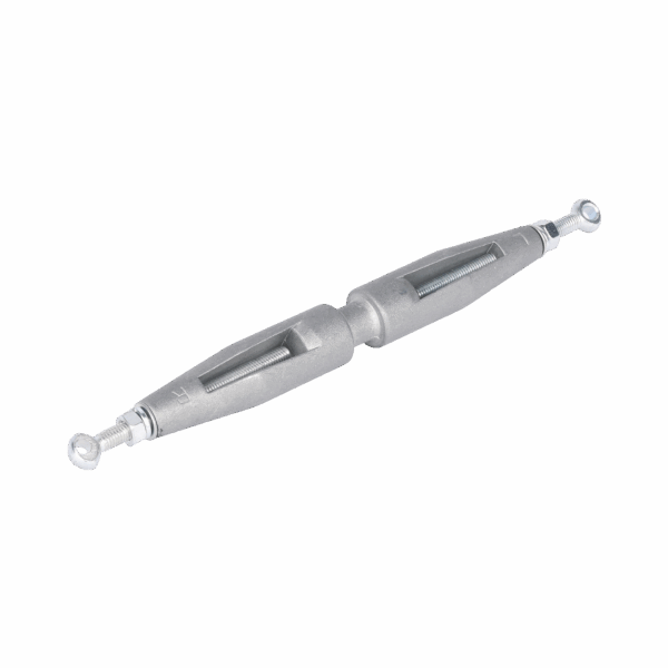 Conector de refacción para cadena de riel tipo T.